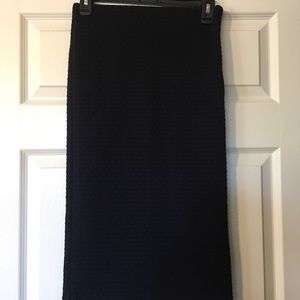 “Loft” Black Pencil Skirt